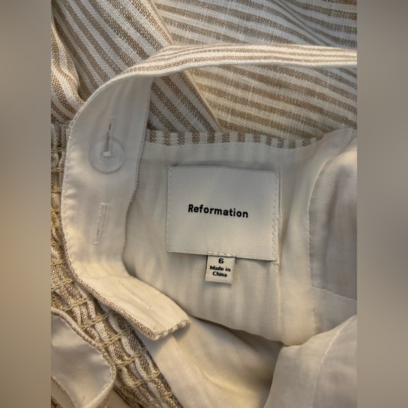 REFORMATION Balia Linen Dress - Picture 12 of 16